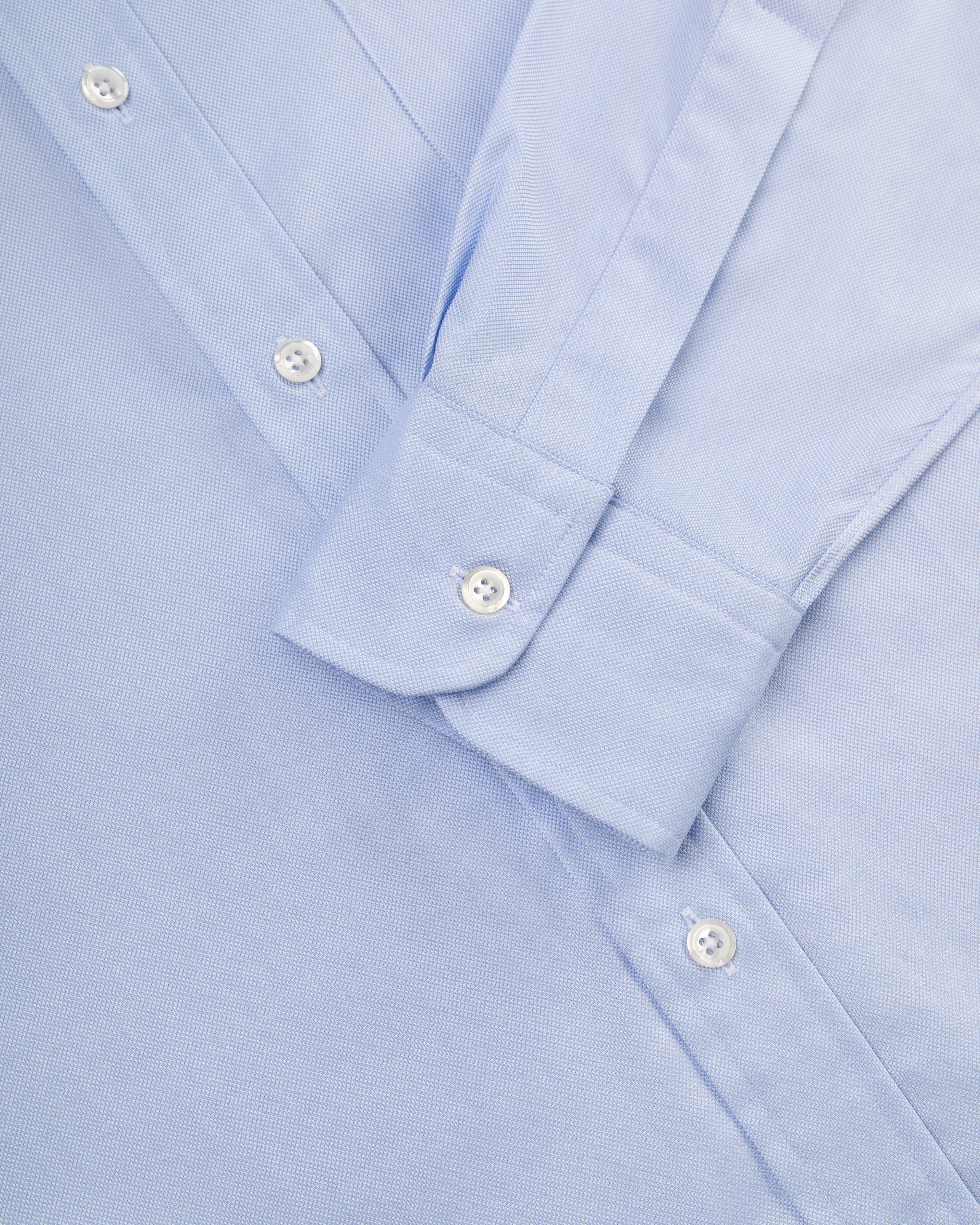 Made-in-USA Thomas Mason Blue Royal Oxford Button Down Shirt - Regular Fit sold by J. Press product image thumbnail 3