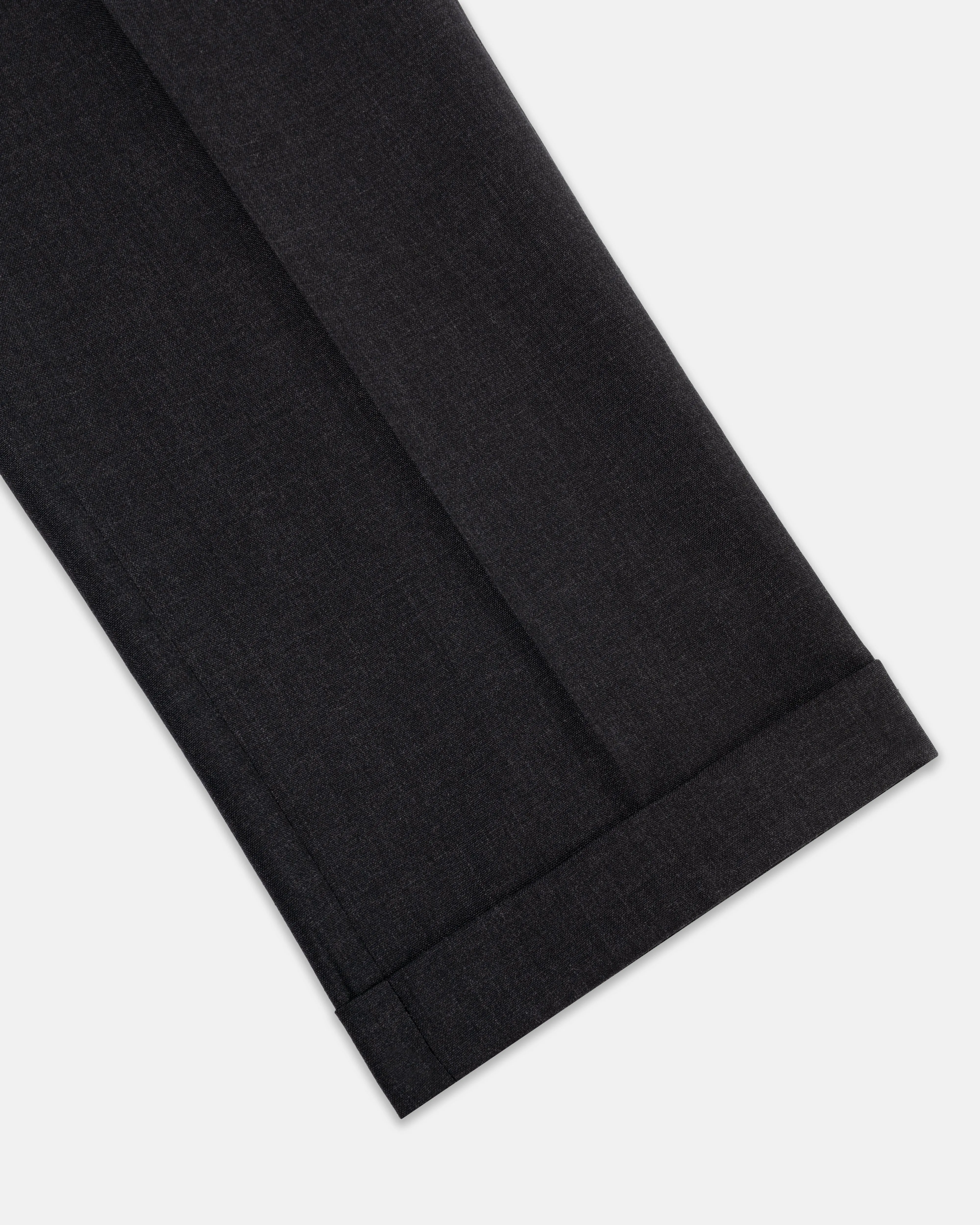 Made-in-USA Charcoal Fox Air Wool Trouser sold by J. Press product image thumbnail 4