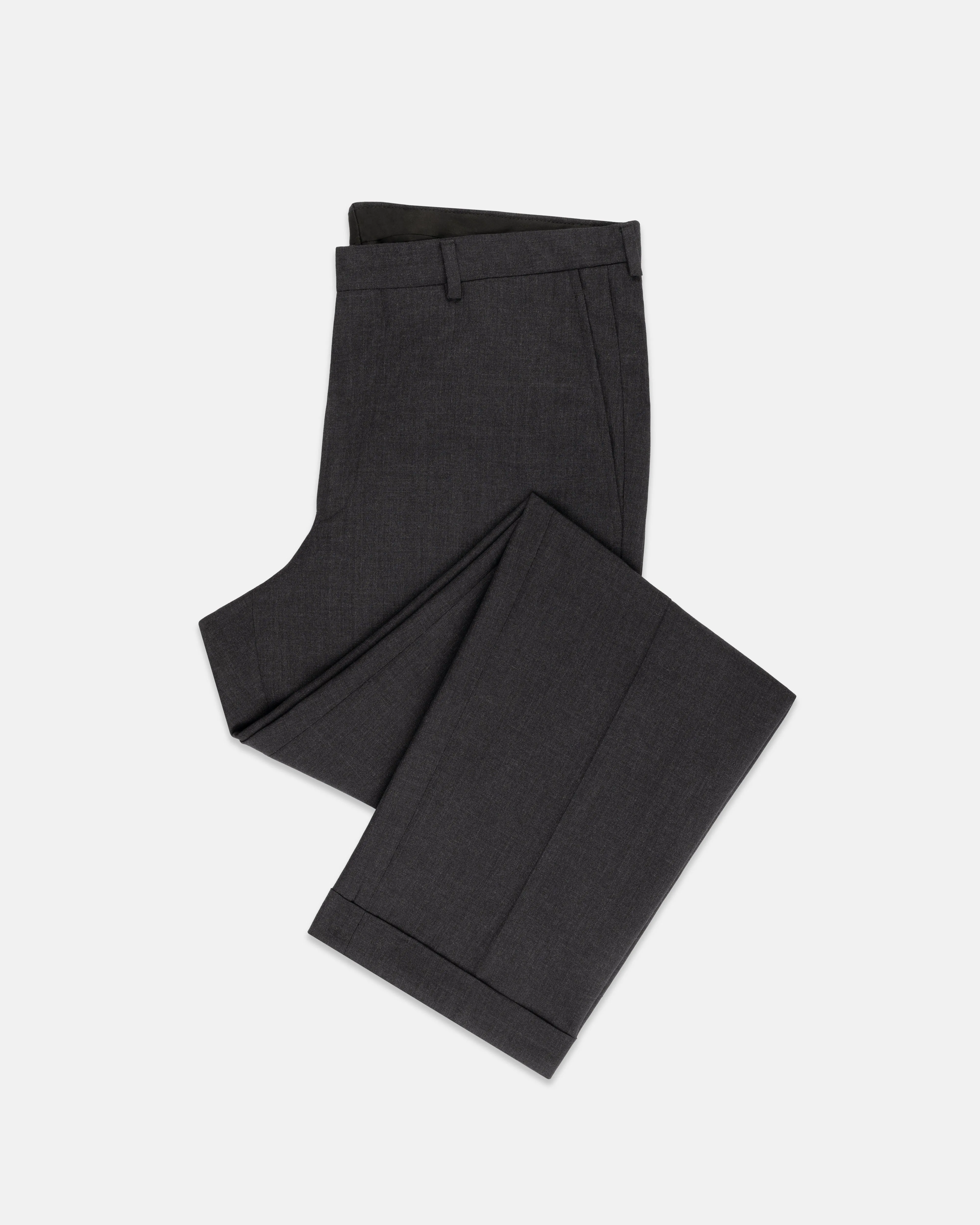 Made-in-USA Charcoal Fox Air Wool Trouser sold by J. Press product image thumbnail 2
