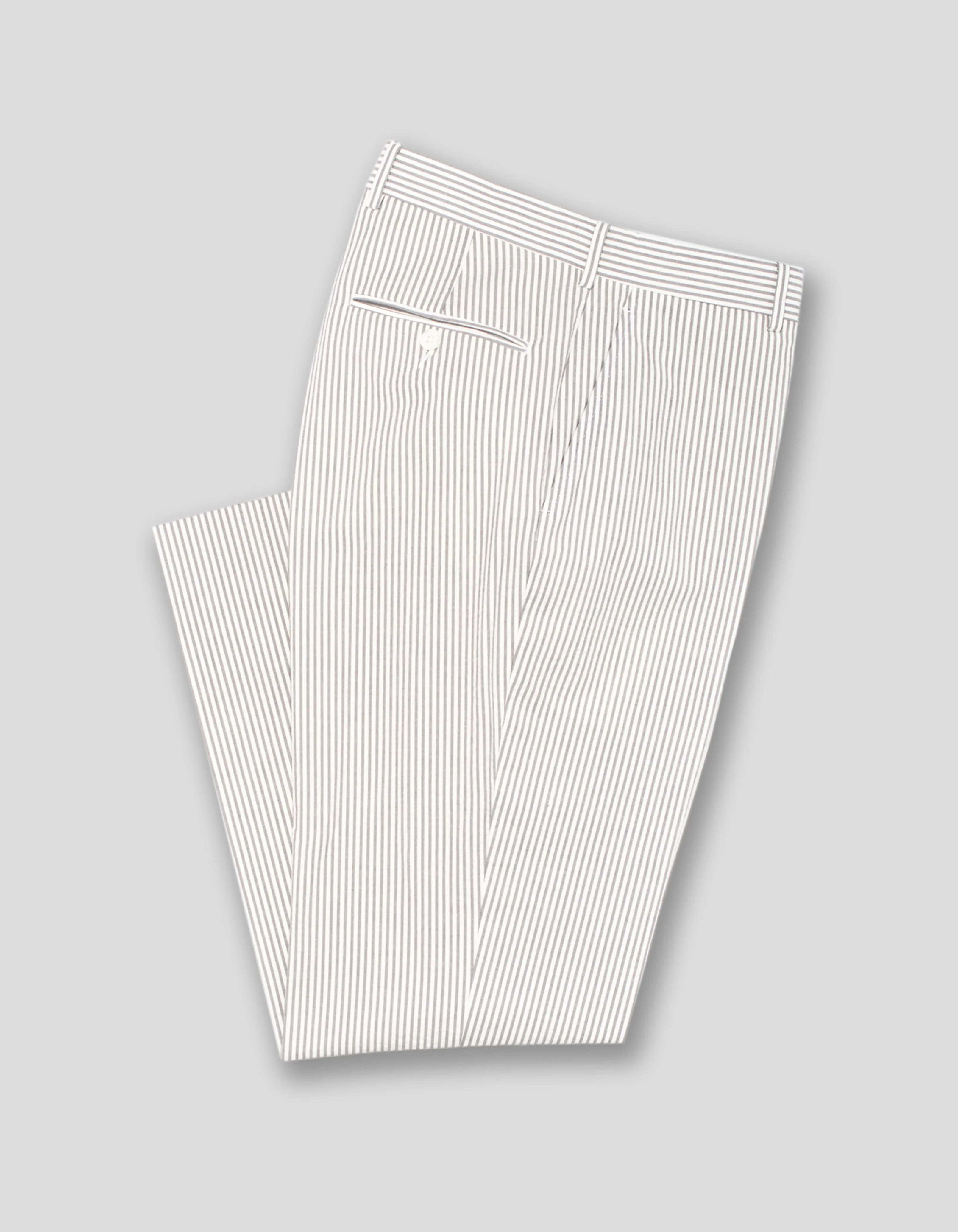 Striped Seersucker Trousers sold by J. Press