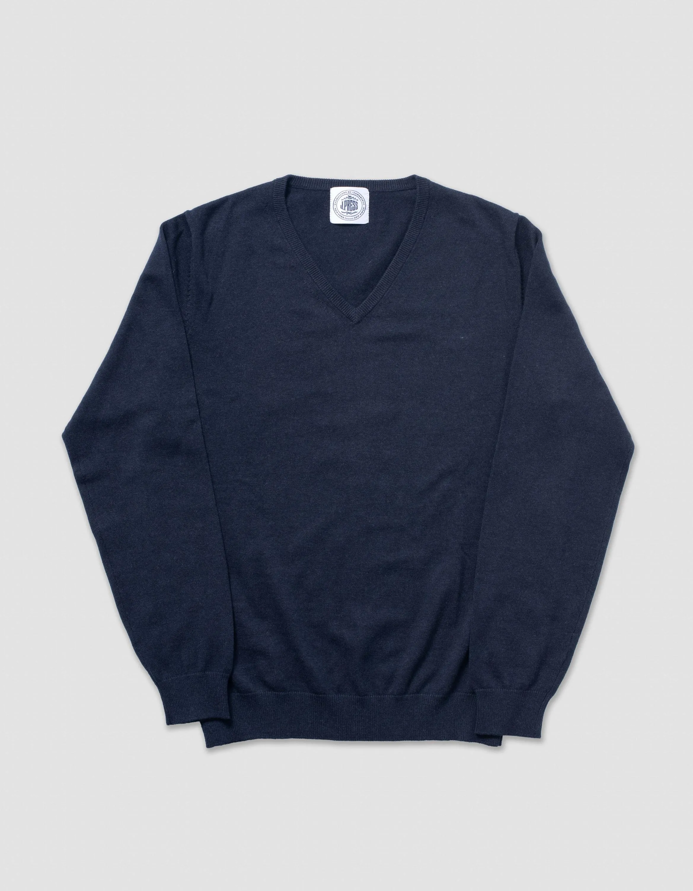 Cotton/Cashmere V-Neck Sweater sold by J. Press