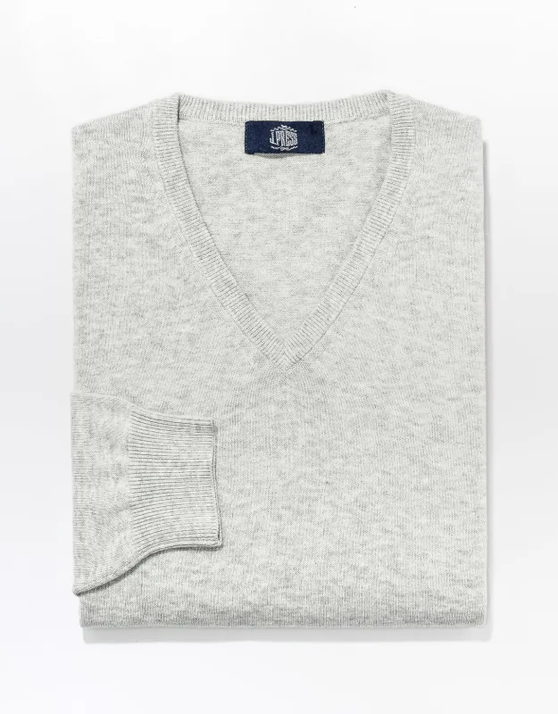Cotton/Cashmere V-Neck Sweater sold by J. Press