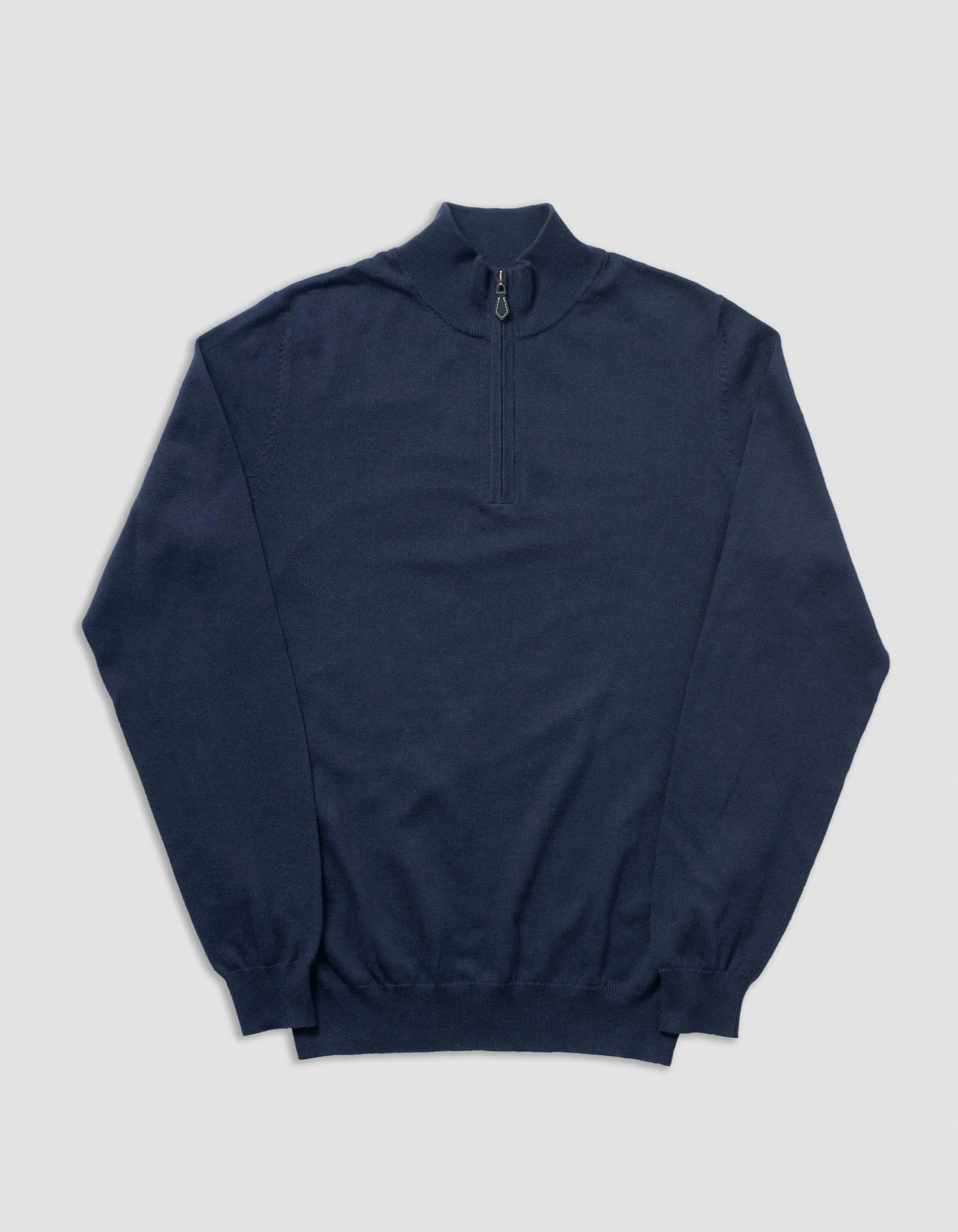 Cotton/Cashmere Quarter Zip Sweater sold by J. Press