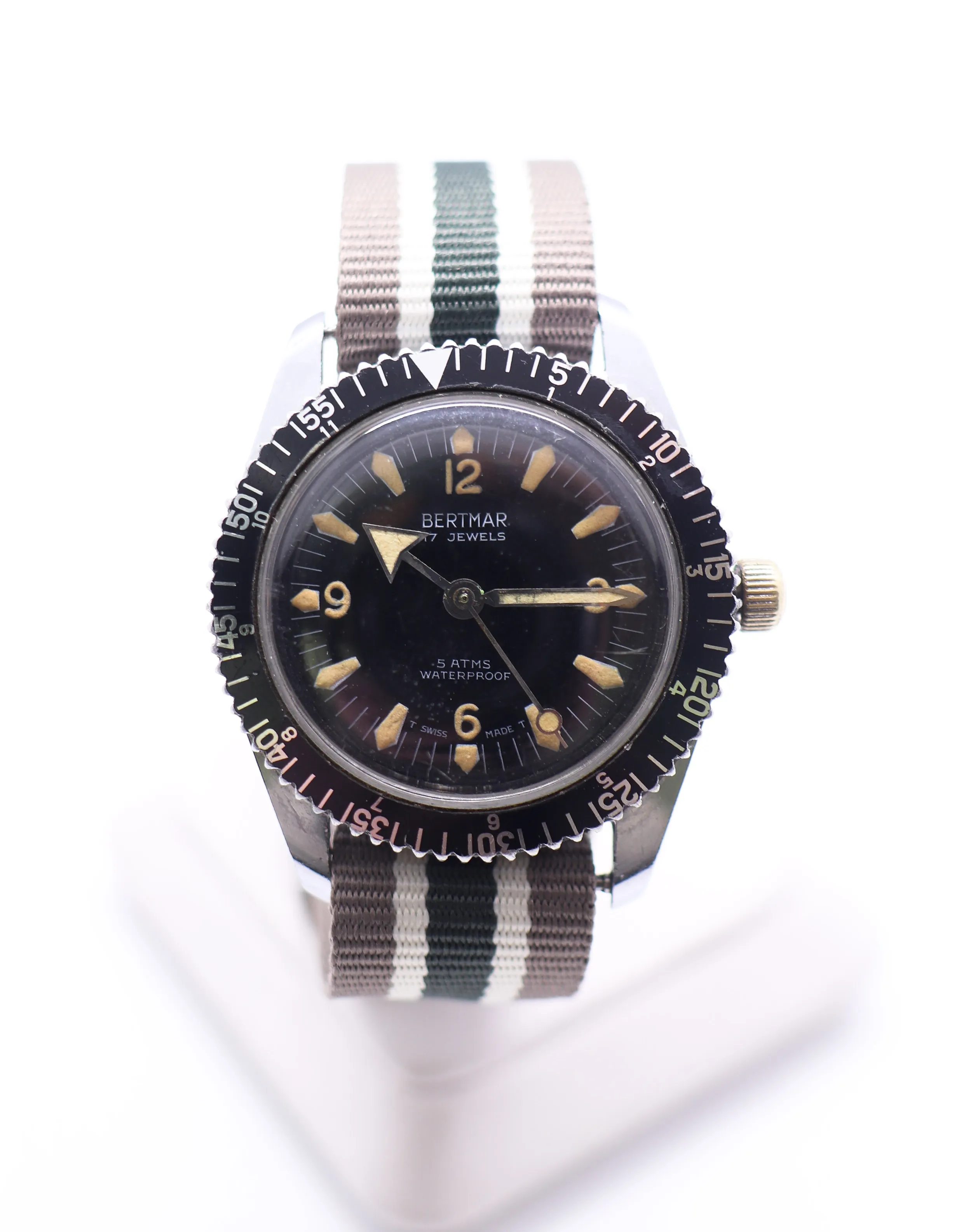 1970's Bertmar Dive Watch sold by J. Press