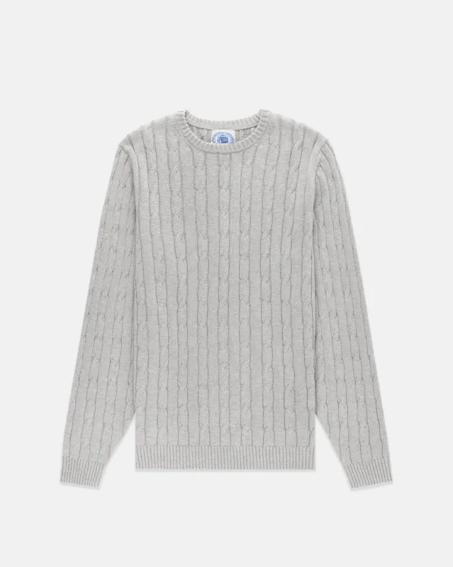 Cotton/Cashmere Cable Crewneck Sweater sold by J. Press