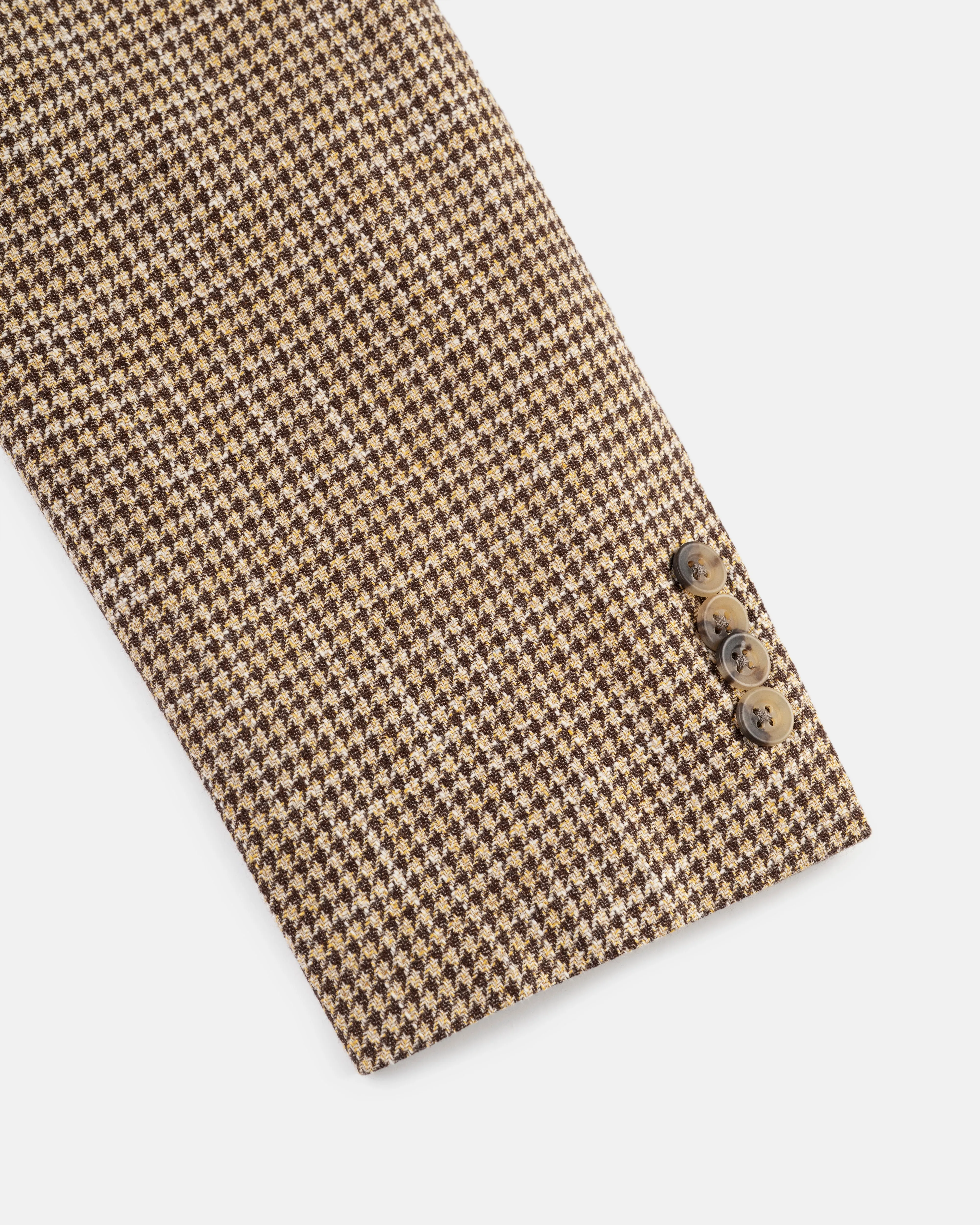 Wool/Cotton Houndstooth Sport Coat sold by J. Press product image thumbnail 3