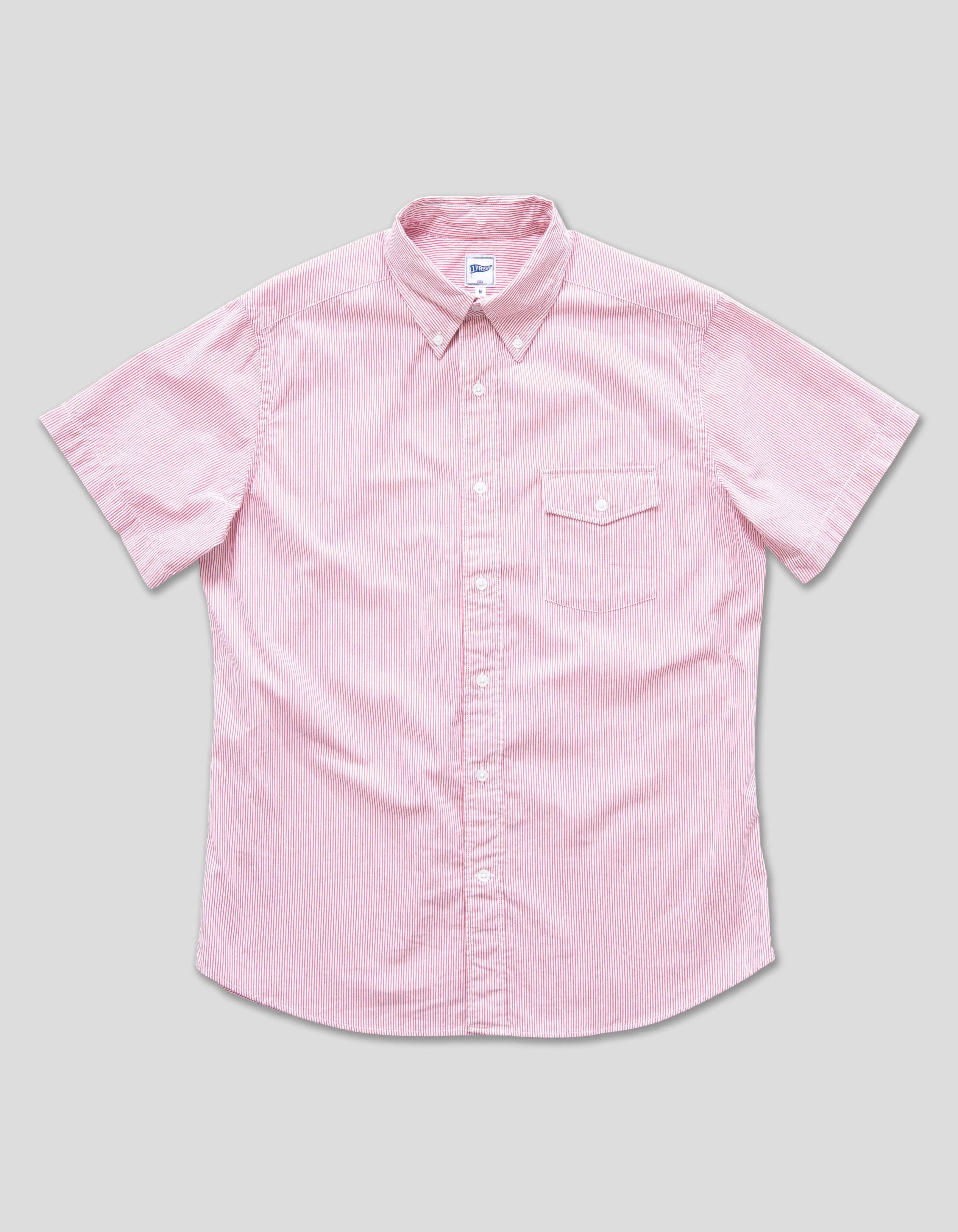 Trim Fit Short Sleeve Seersucker Sport Shirt sold by J. Press