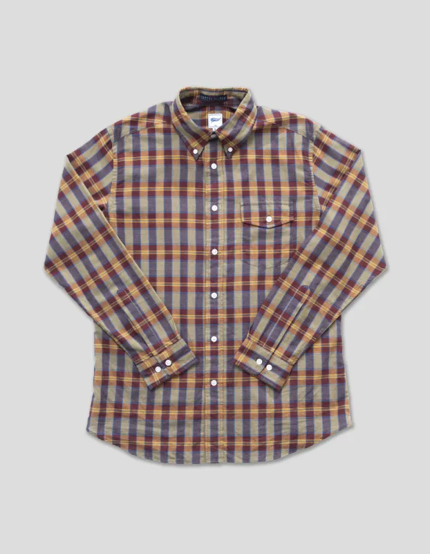 Trim Fit Madras Button Down Sport Shirt sold by J. Press
