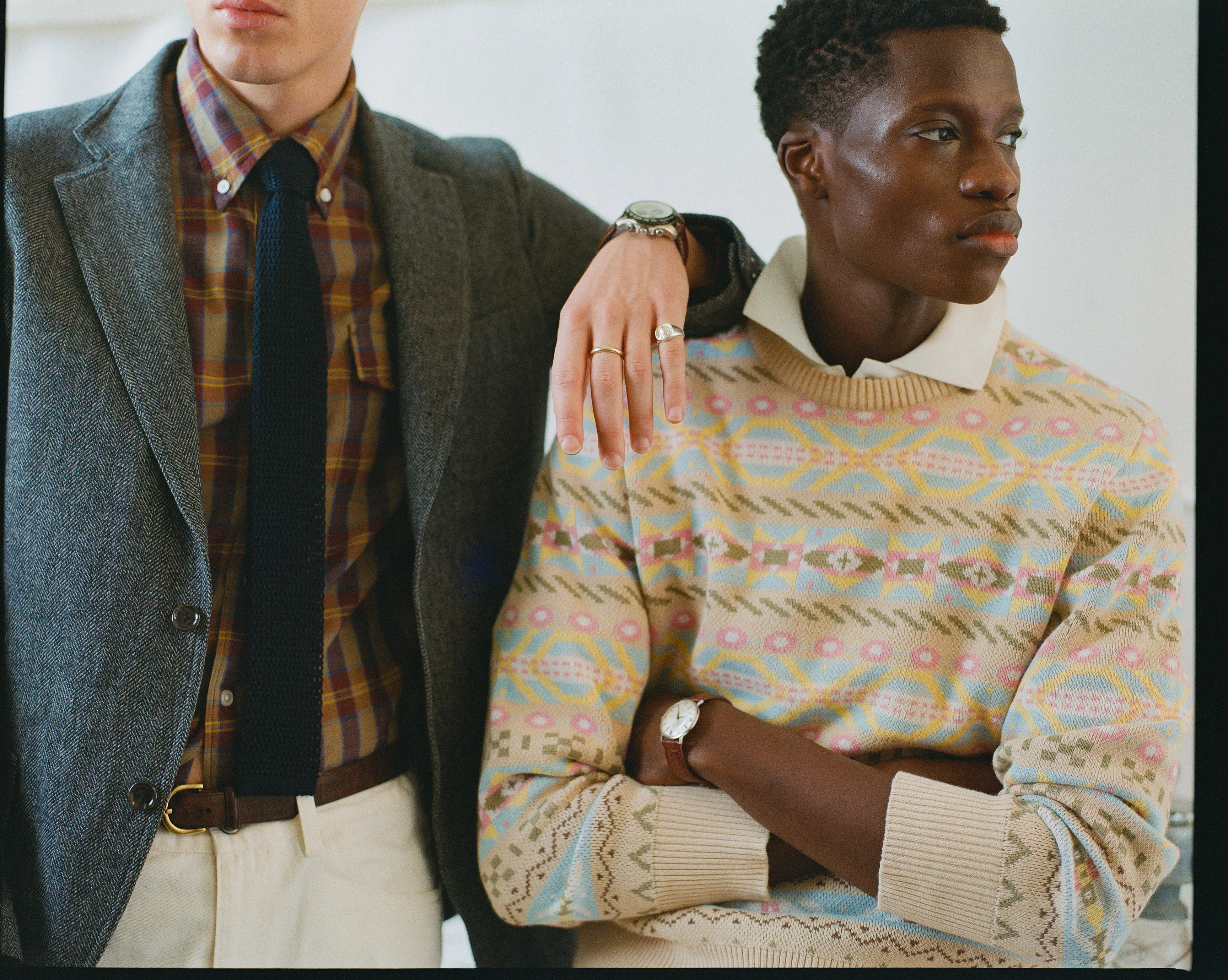 Linen/Cotton Fairisle Sweater sold by J. Press product image thumbnail 2