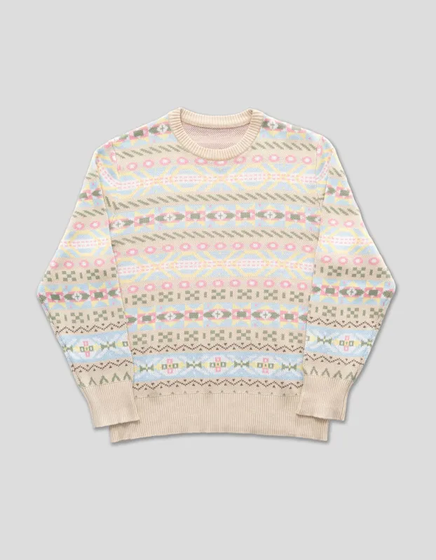 Linen/Cotton Fairisle Sweater sold by J. Press