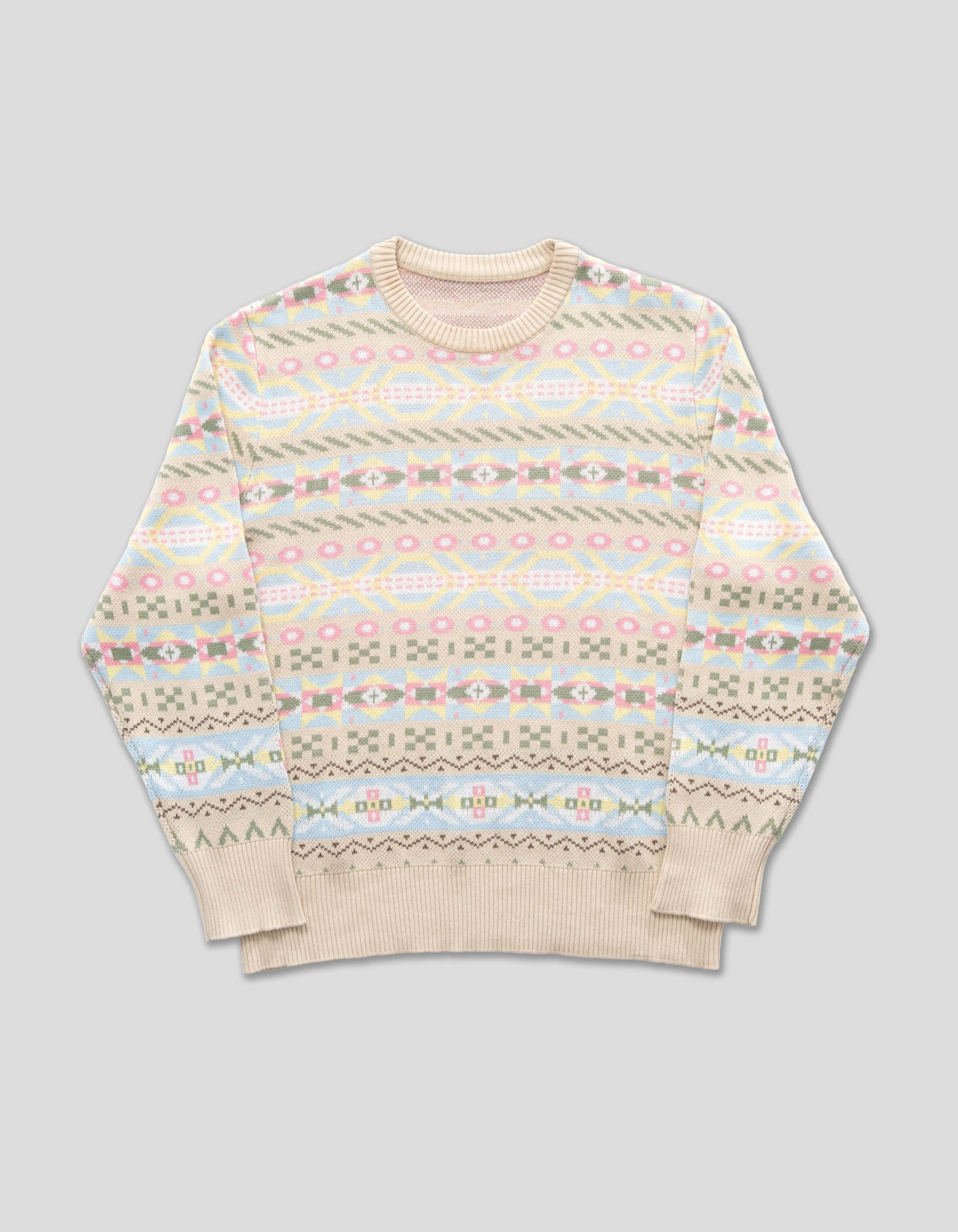 Linen/Cotton Fairisle Sweater sold by J. Press