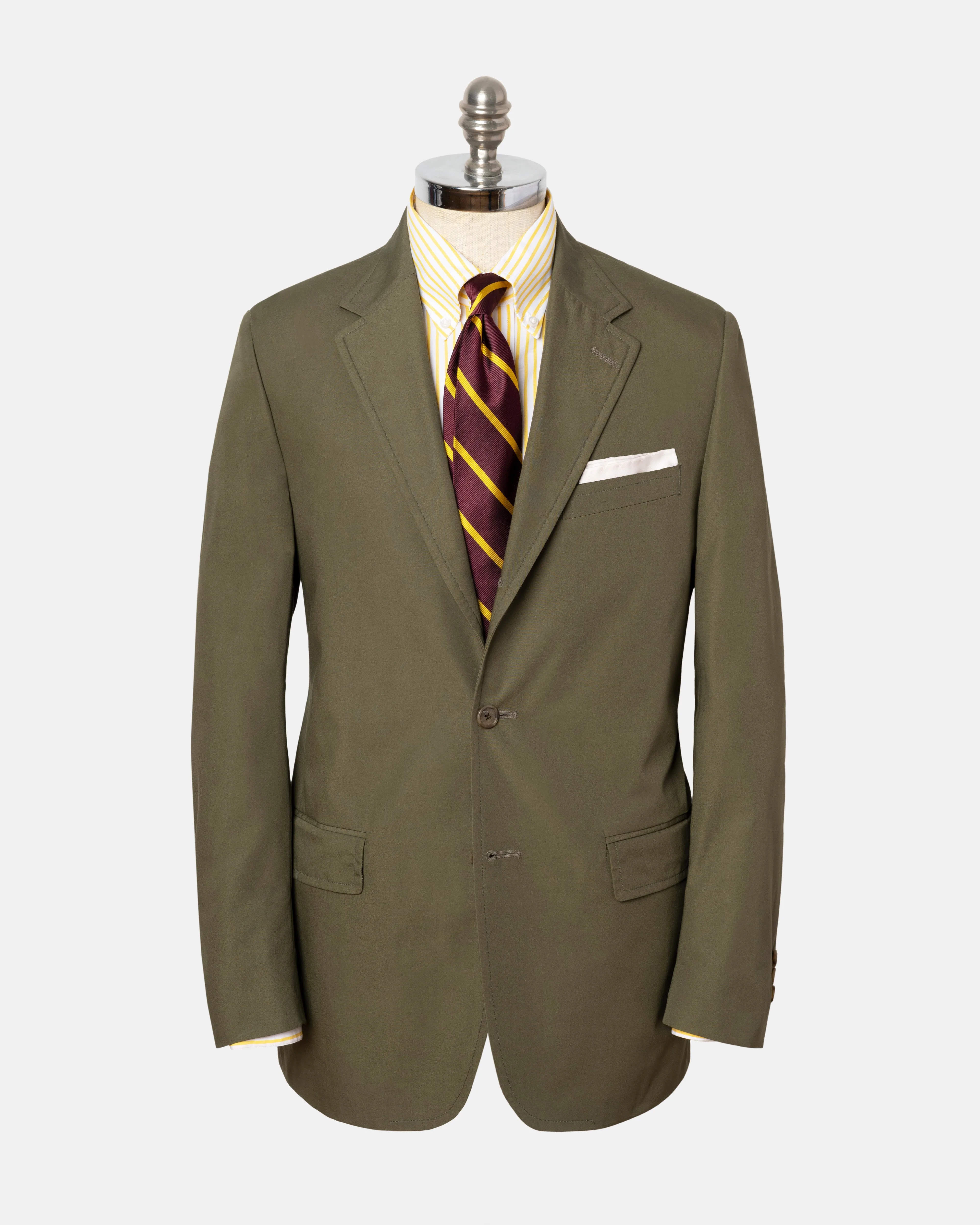 Solid Cotton Poplin Suit sold by J. Press