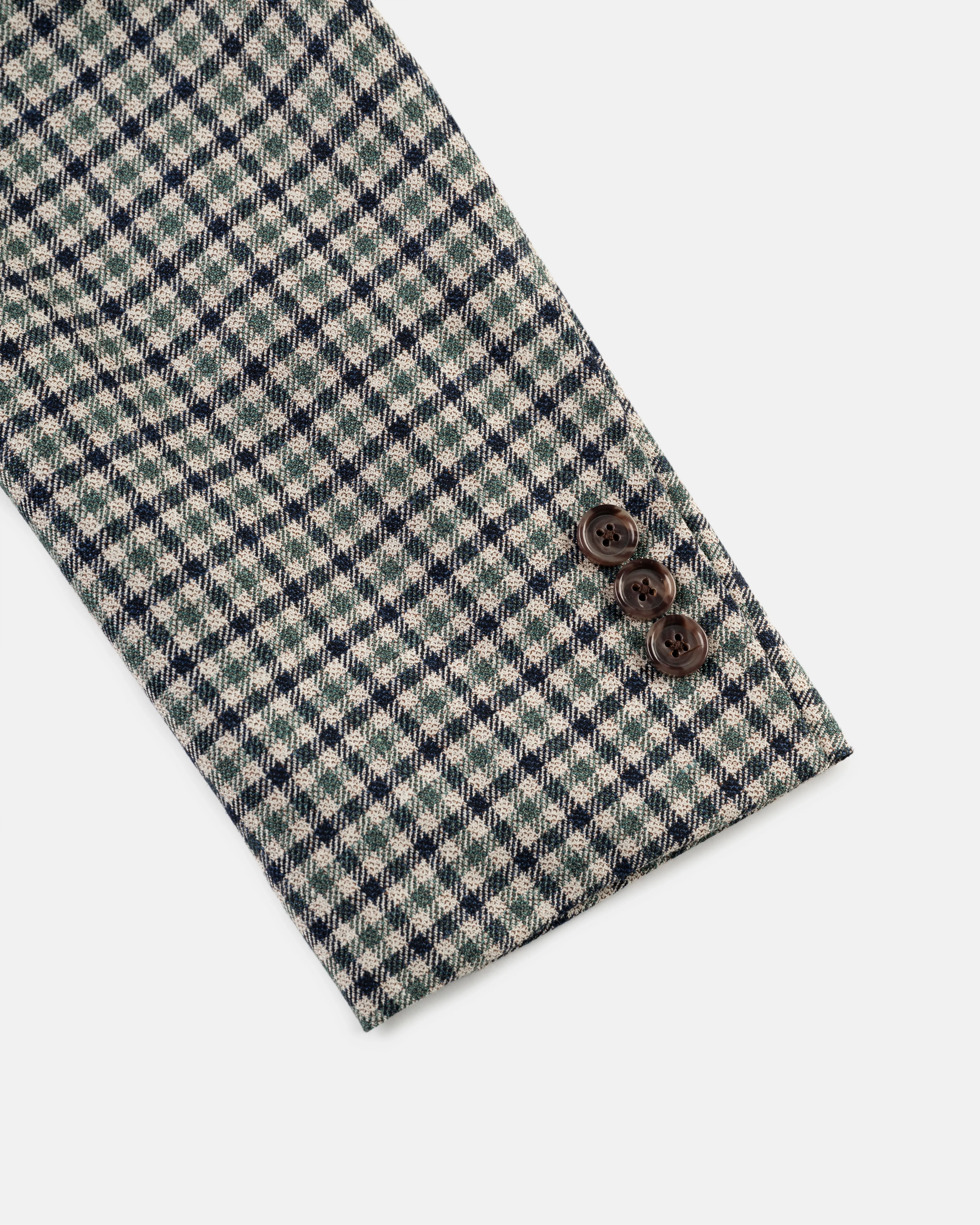 Wool/Linen Check Sport Coat sold by J. Press product image thumbnail 3