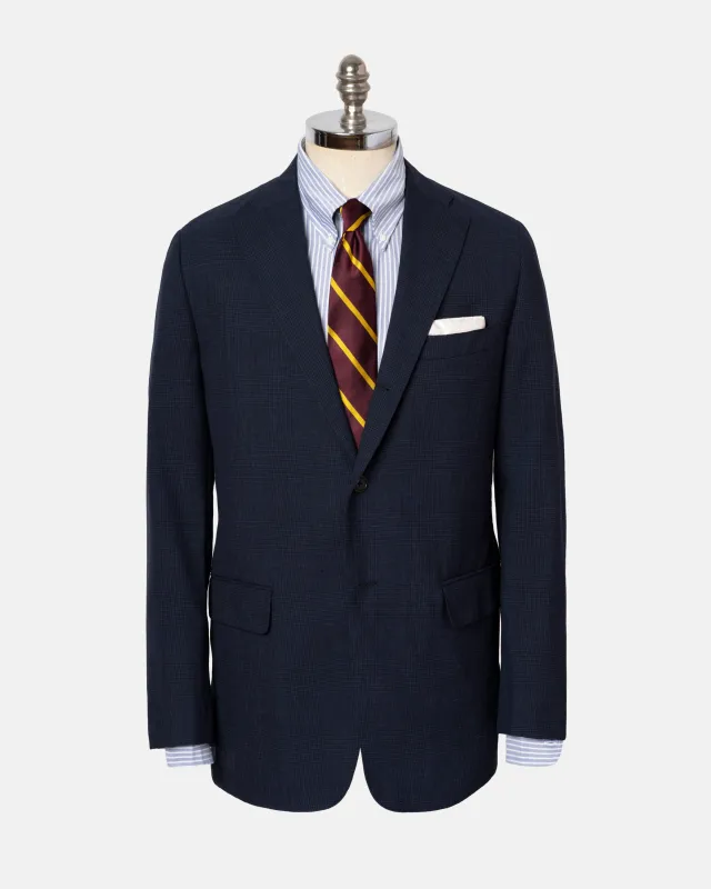 DARK BLUE PLAID SUIT sold by J. Press