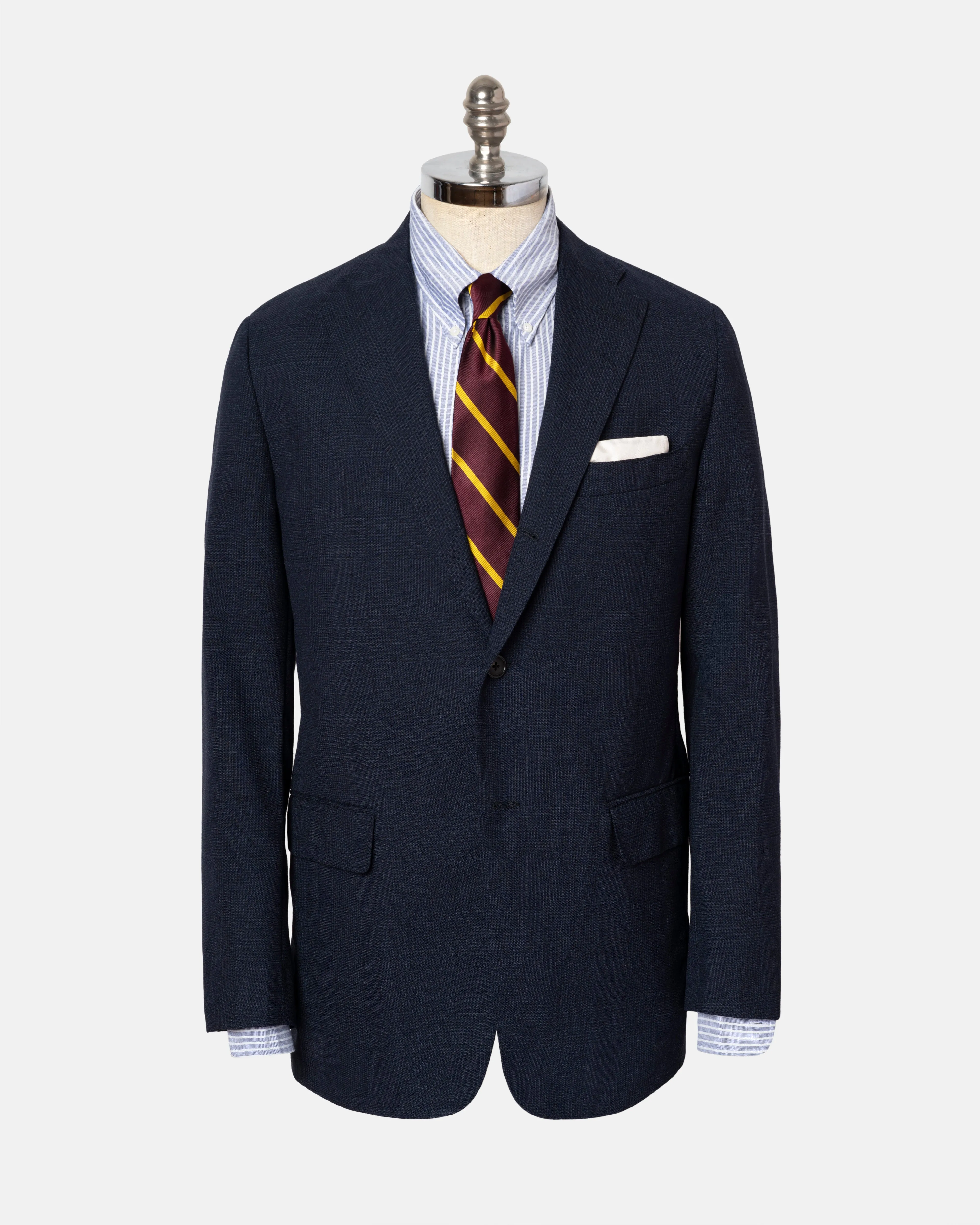 DARK BLUE PLAID SUIT sold by J. Press