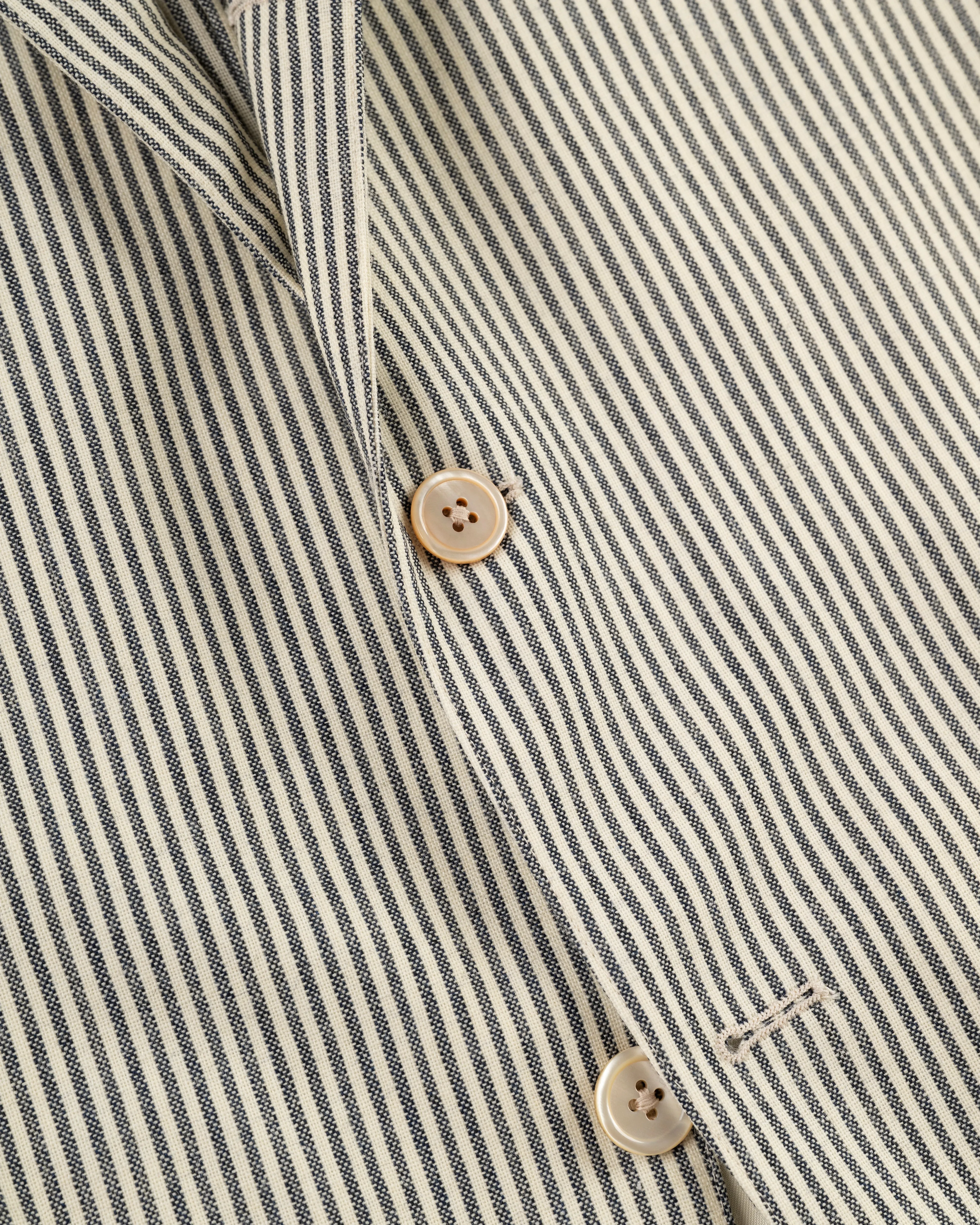 Made-in-USA Cream & Grey Oxford Stripe Fox Air Wool Sport Coat sold by J. Press product image thumbnail 2