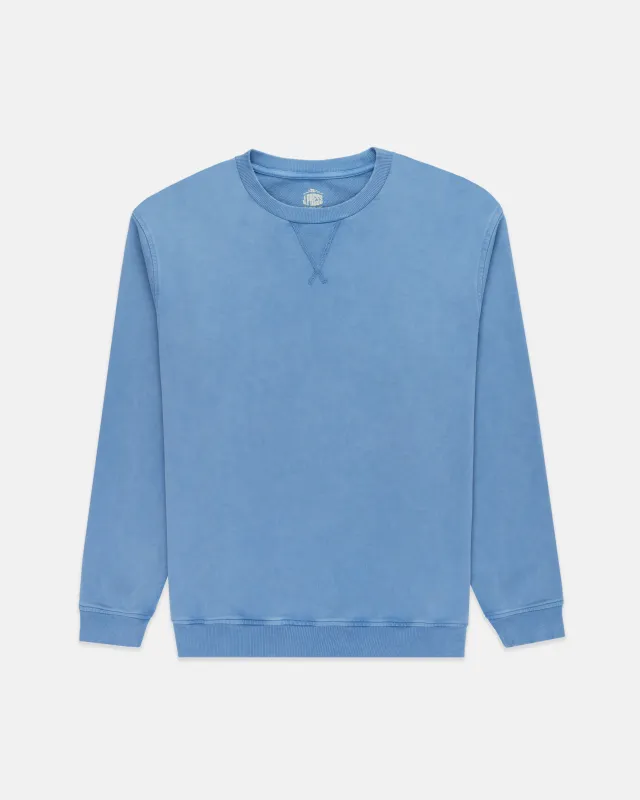 Blue Cotton Crewneck Sweatshirt sold by J. Press