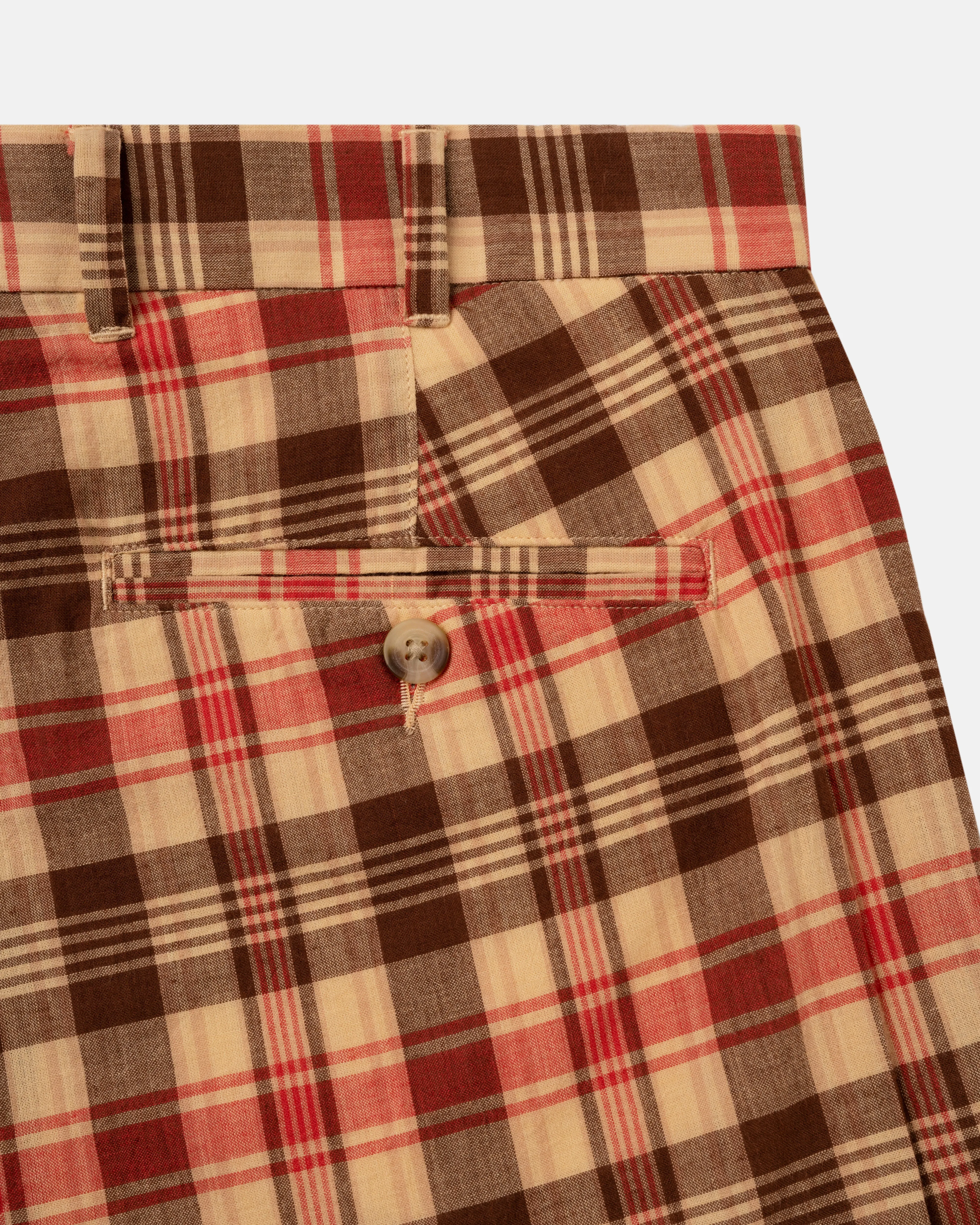 TRIM FIT MADRAS PLAID SHORTS sold by J. Press product image thumbnail 2