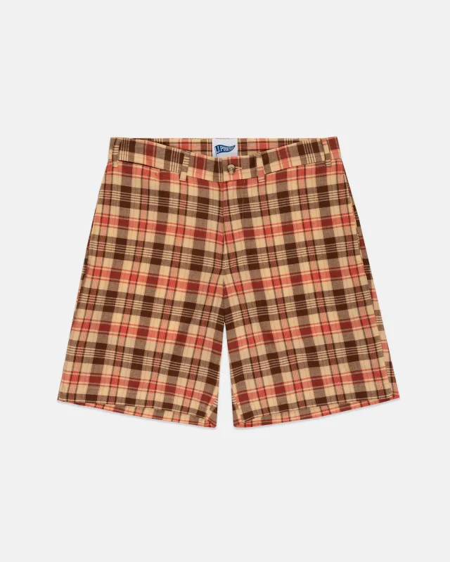 TRIM FIT MADRAS PLAID SHORTS sold by J. Press
