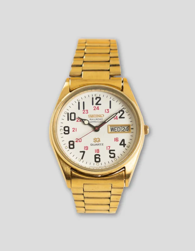 1980s Seiko SQ Railroad Watch made by J. Press