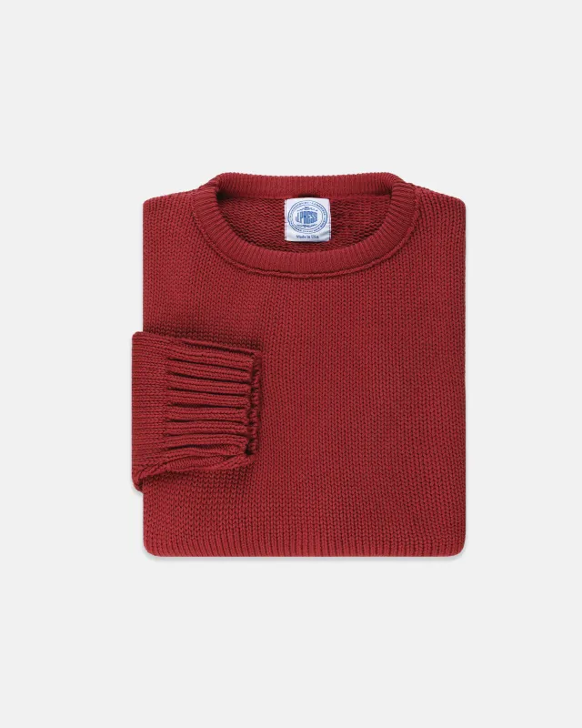 Chunky Cotton Crew Neck Sweater sold by J. Press