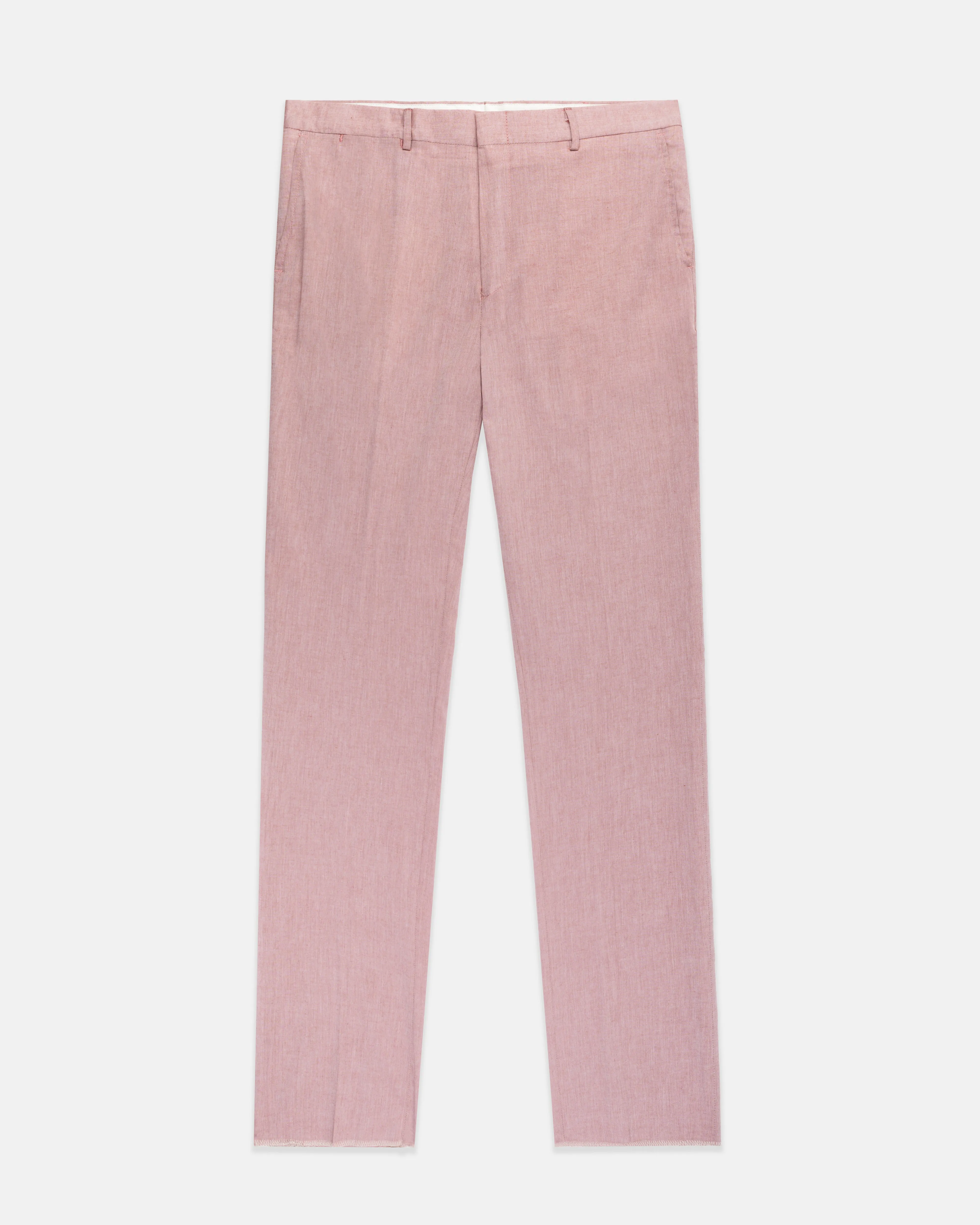 Made-in-USA Brick Red Cotton Chambray Trouser sold by J. Press product image thumbnail 2
