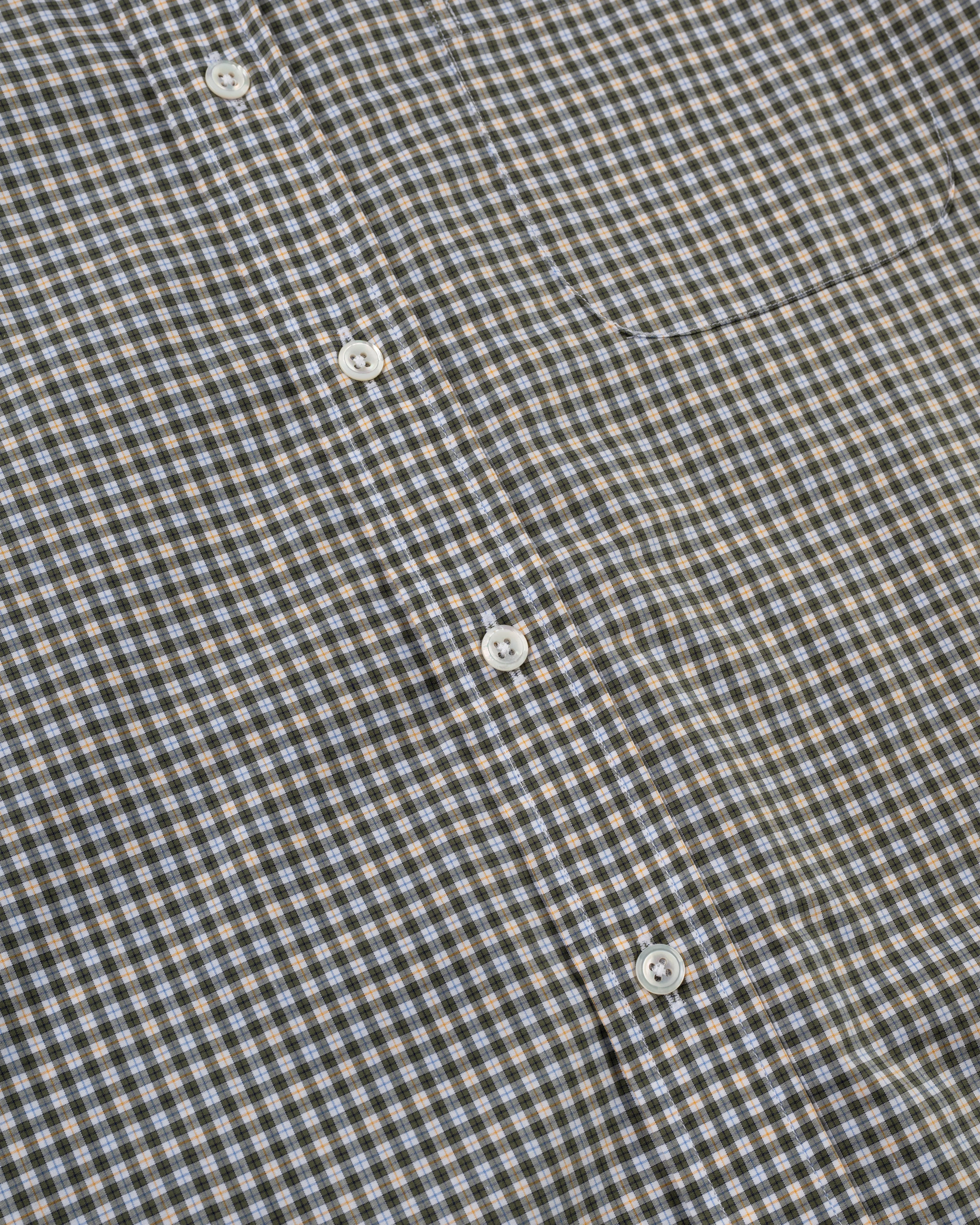 Made-in-USA Blue & Orange Check Sport Shirt - Classic Fit sold by J. Press product image thumbnail 3