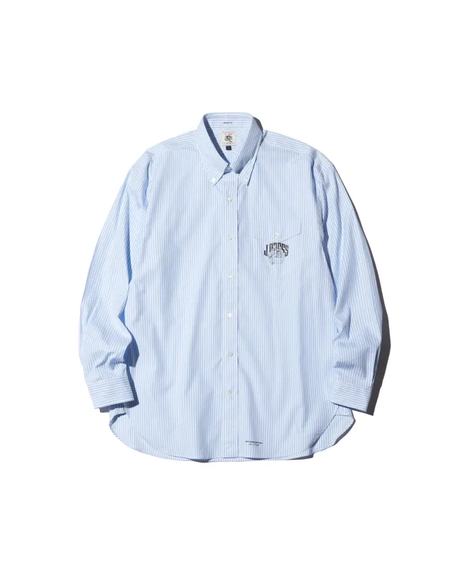 Striped "Club Chair" Oxford Shirt made by J. Press