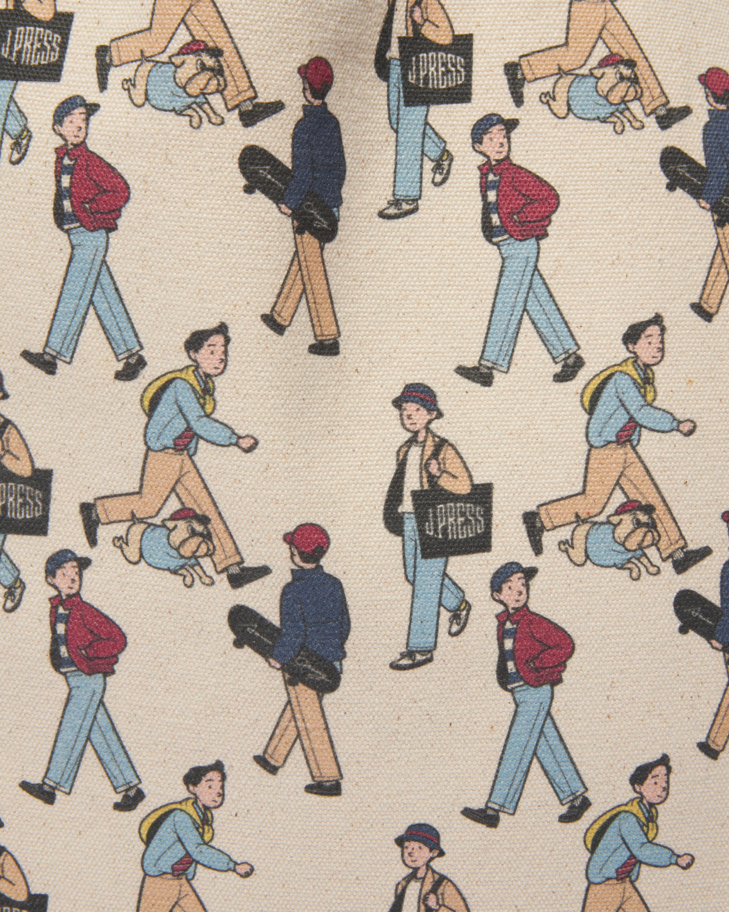 AARON CHANG IVY BOY TOTE BAG - WHITE sold by J. Press product image thumbnail 3