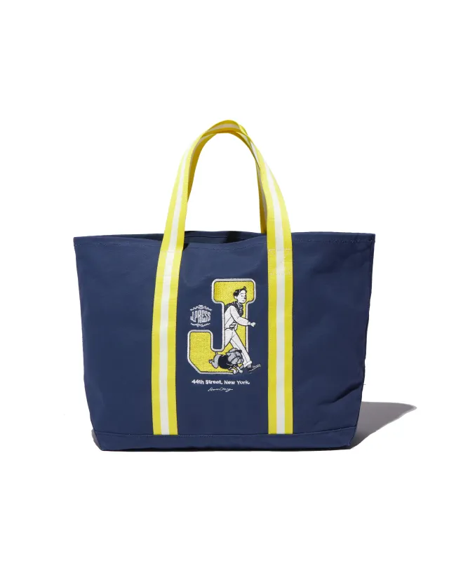 AARON CHANG TOTE BAG - NAVY made by J. Press