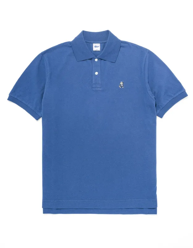 BULLDOG POLO SHIRT - BLUE sold by J. Press