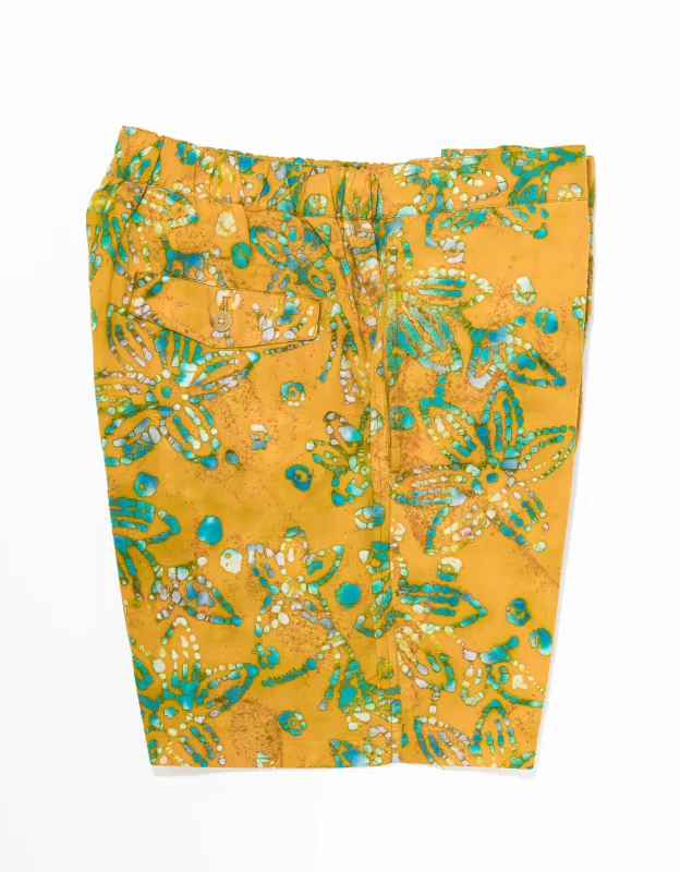 ORANGE BATIK SWIM TRUNKS sold by J. Press