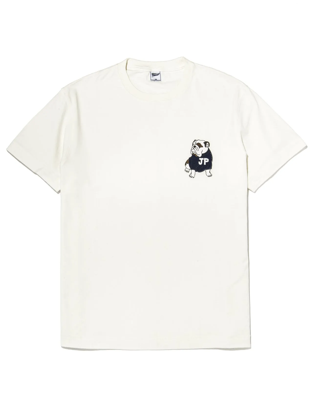 BULLDOG T-SHIRT - WHITE sold by J. Press