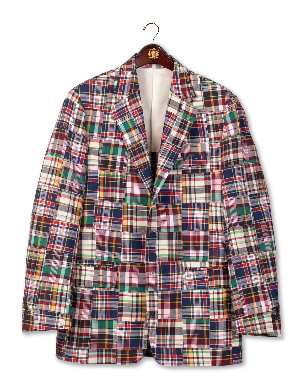 PATCH MADRAS SPORT COAT sold by J. Press