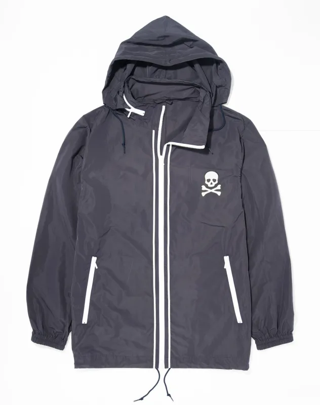 SKULL AND CROSSBONES WINDBREAKER - NAVY sold by J. Press