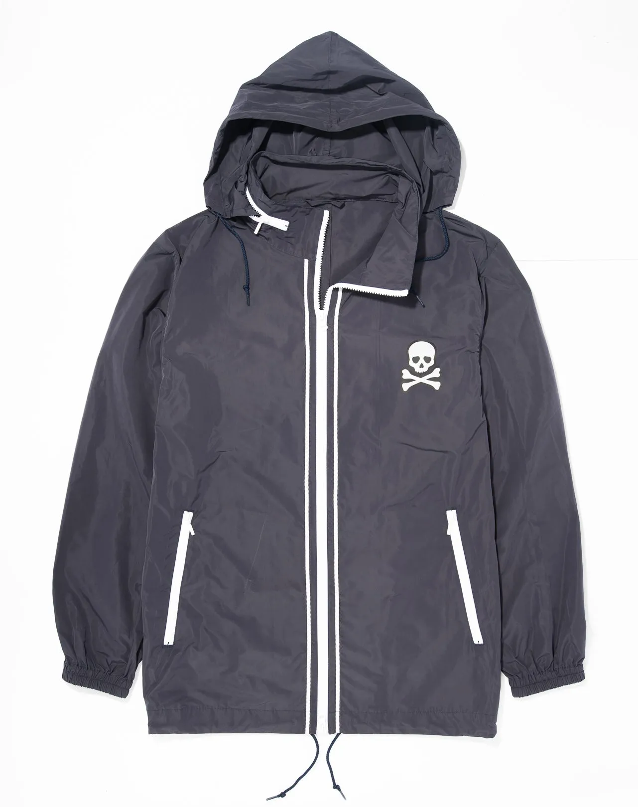 SKULL AND CROSSBONES WINDBREAKER - NAVY sold by J. Press
