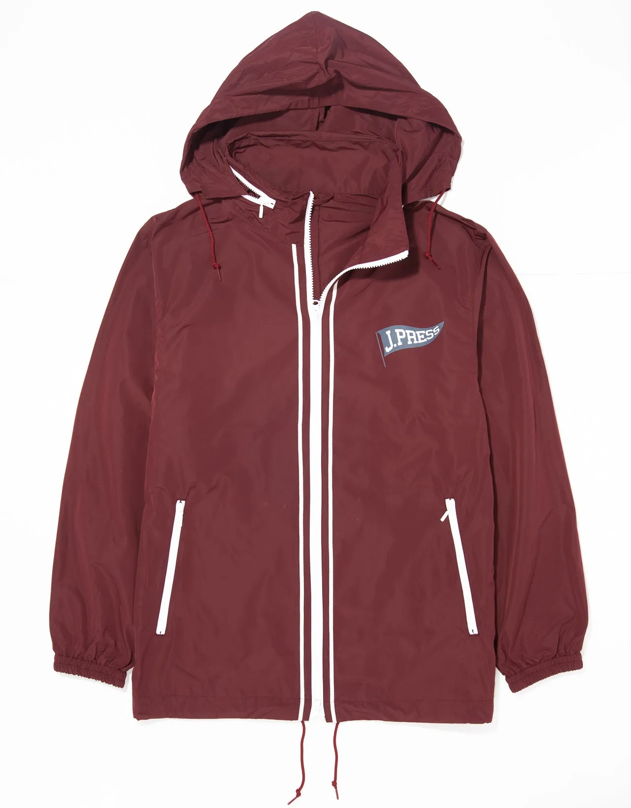 J. PRESS WINDBREAKER - BURGUNDY sold by J. Press