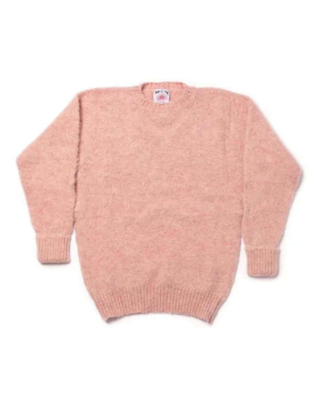 SHAGGY DOG SWEATER PINK HEATHER - CLASSIC FIT sold by J. Press