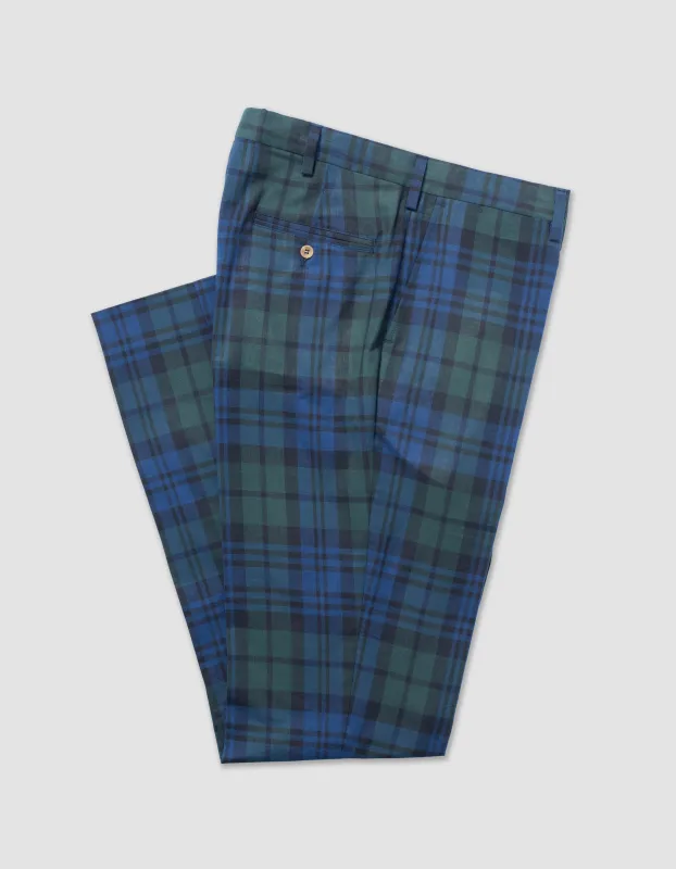 Blackwatch Tartan Madras Trousers sold by J. Press