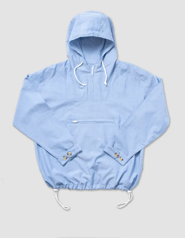 Cotton Chambray Anorak made by J. Press
