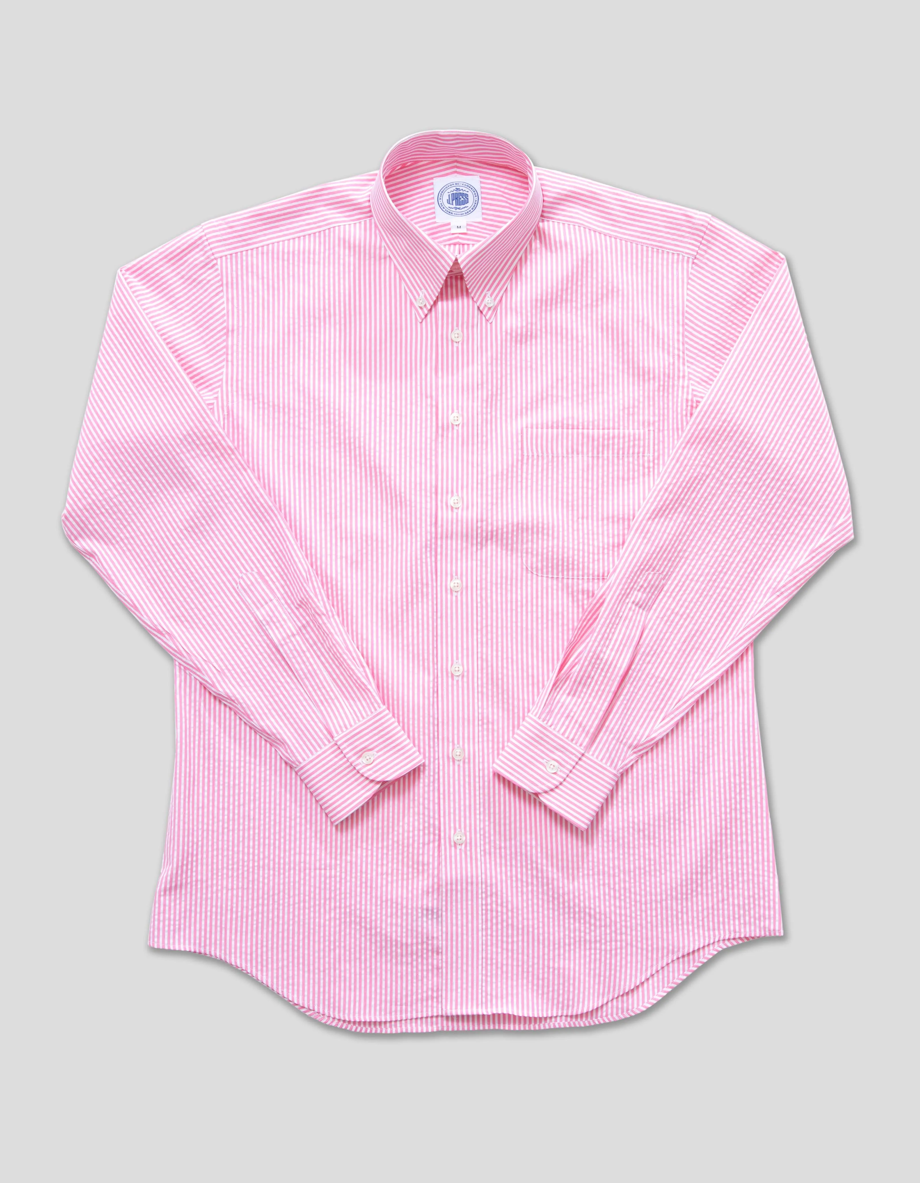 Striped Seersucker Sport Shirt sold by J. Press