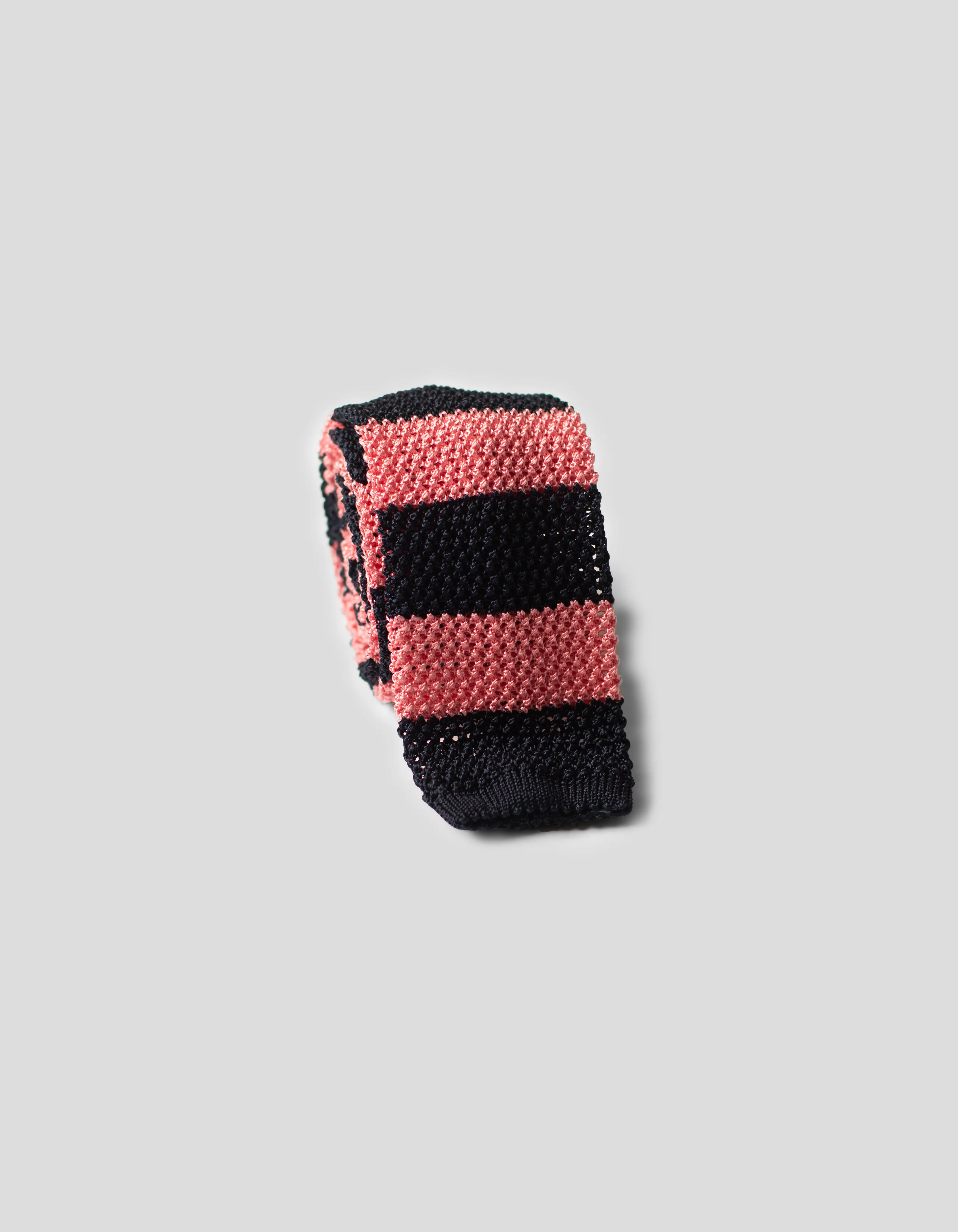 Block Stripe Silk Knit Tie sold by J. Press