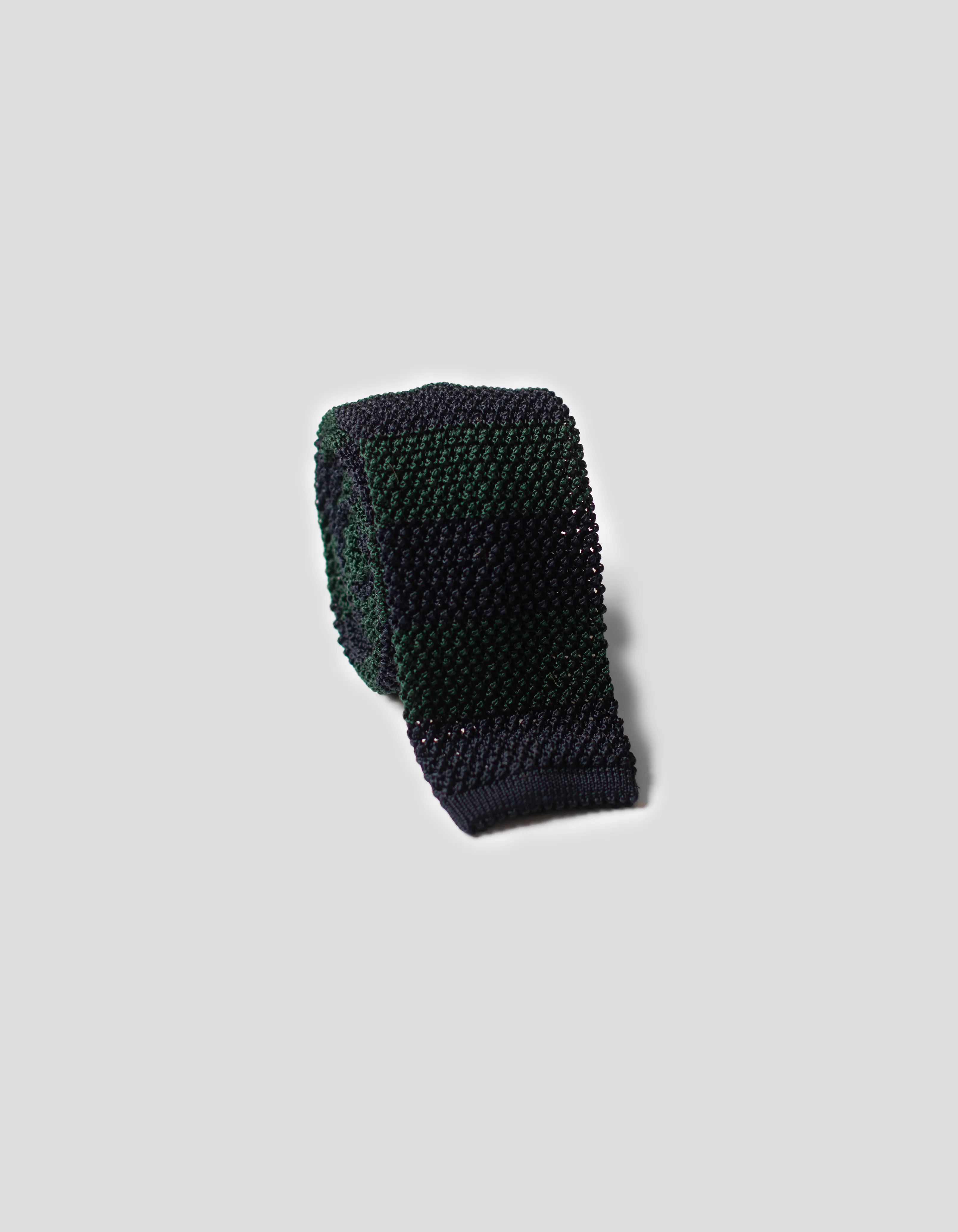 Block Stripe Silk Knit Tie sold by J. Press