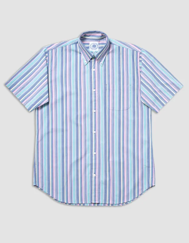 Short Sleeve  Stripe Sport Shirt - Classic Fit sold by J. Press