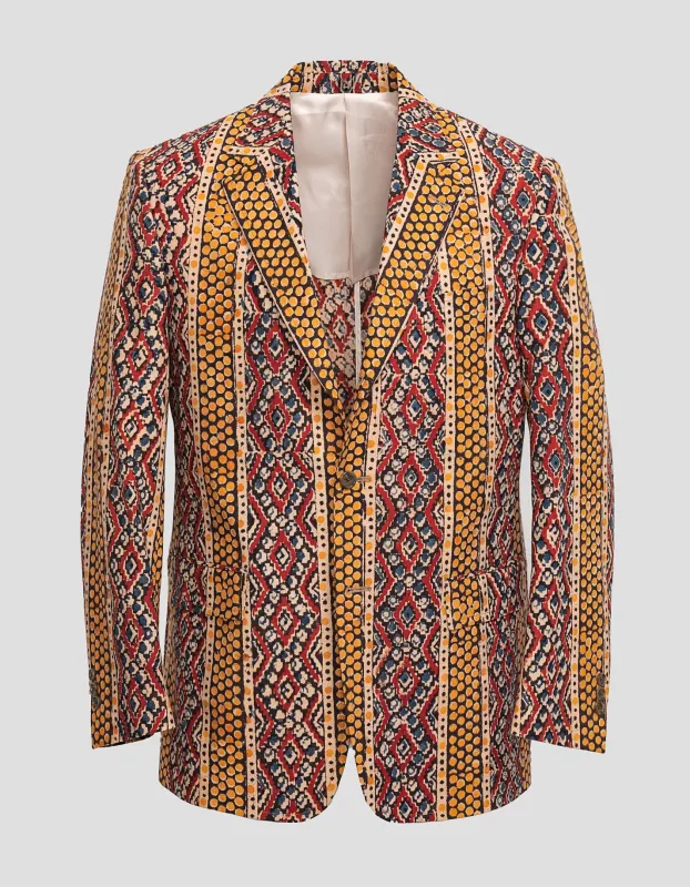 Batik Print Madras Sport Coat sold by J. Press