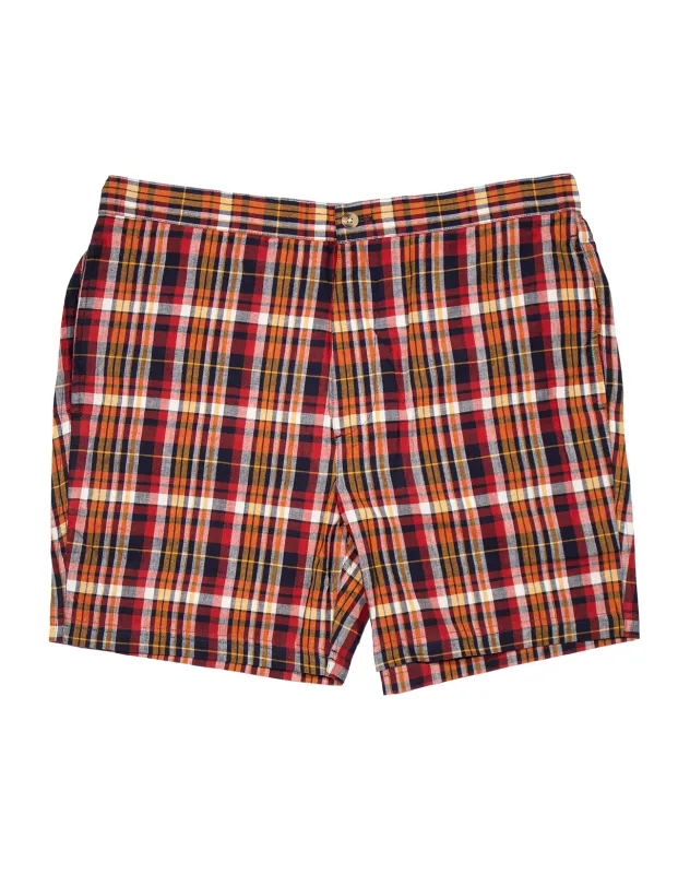 Madras Plaid Swim Trunks sold by J. Press