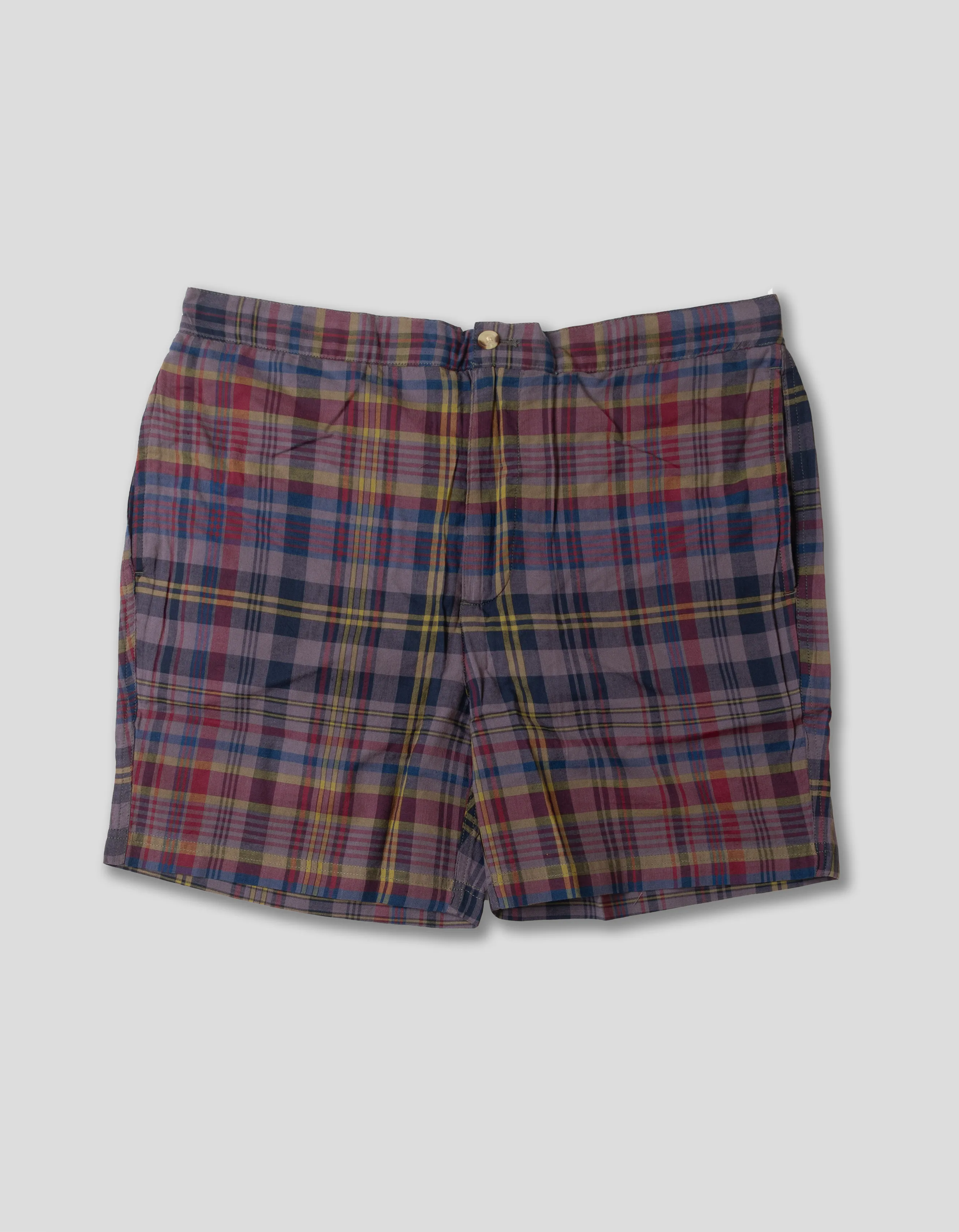 Tea Stained Madras Swim Trunks sold by J. Press