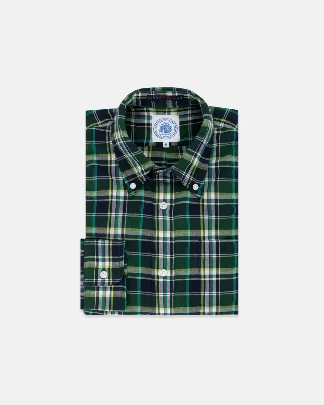 CLASSIC FIT LONG SLEEVE MADRAS BUTTON DOWN SHIRT sold by J. Press