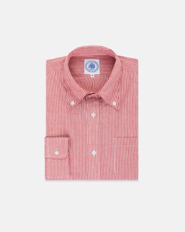 Striped Chambray Sport Shirt - Classic Fit sold by J. Press