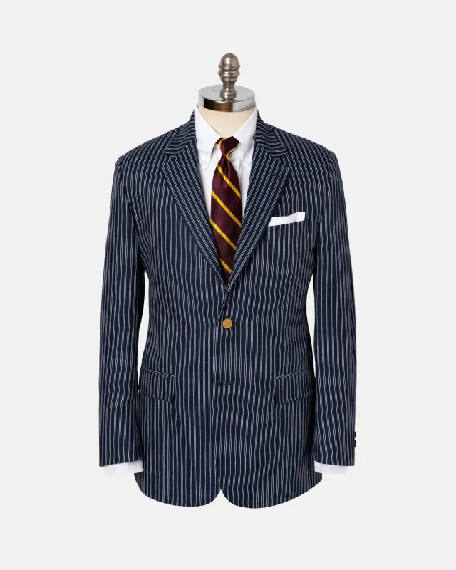Linen/Cotton Double Stripe Blazer sold by J. Press